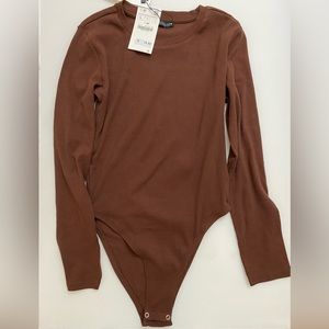 Brown bodysuit